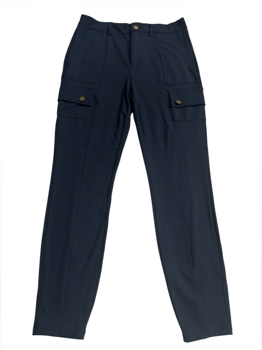 Halara DayStretch High-Waisted Skinny Cargo Pants - Navy Blue, Medium 02680642